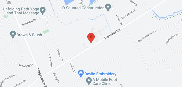 map of 6719 PARKWAY ROAD